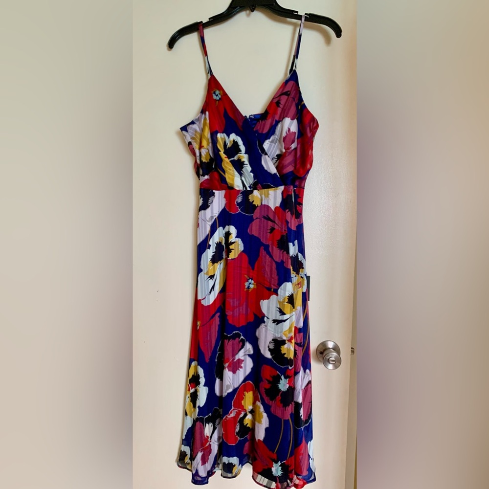 Lulu’s long dress, mid-calf style, never worn, size Large